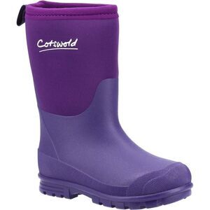 Cotswold Childrens/Kids Hilly Neoprene Galoshes / Purple